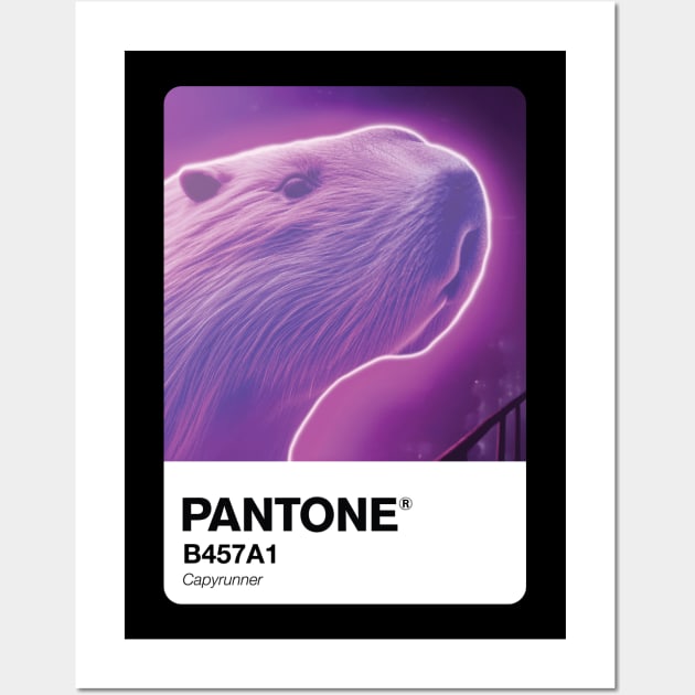 Capyrunner Pantone swatch Wall Art by theartistmusician